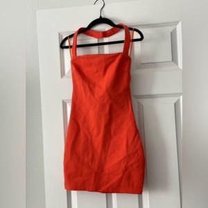 Super down, halter, red, x-small dress. Worn once